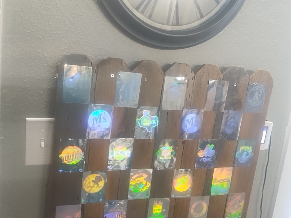 Baseball Wood Art