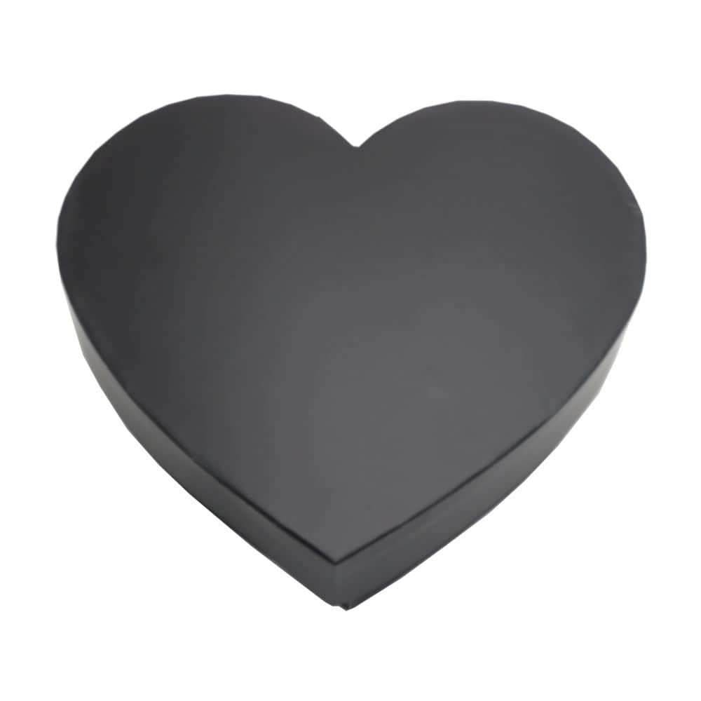 Empty Heart Shaped Gift Box Strawberry Packaging (Black)