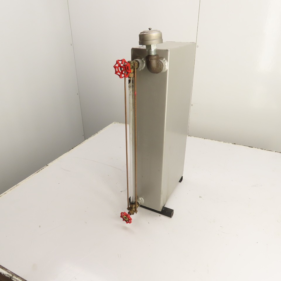 4.5 Gallon Steel Vertical Hydraulic Oil Reservoir Tank with Breather