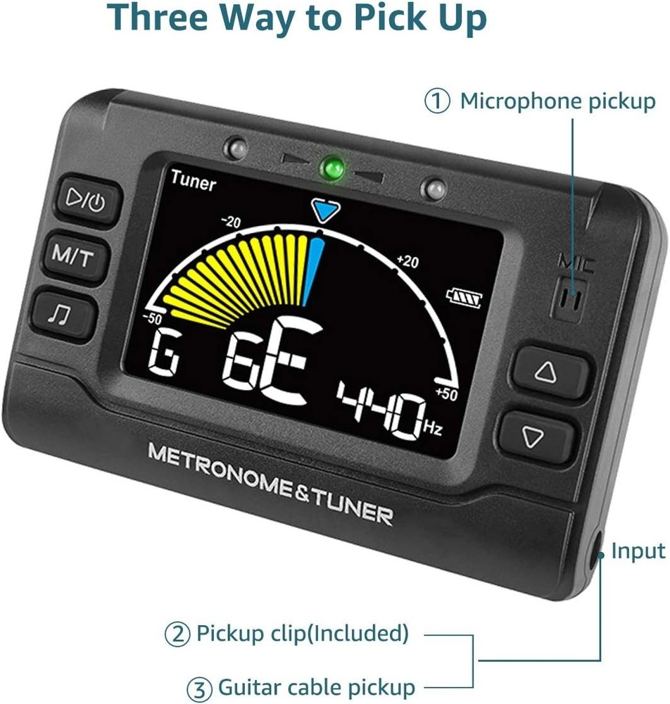 Digital Metronome Tuner Tone Generator for Wind Instruments