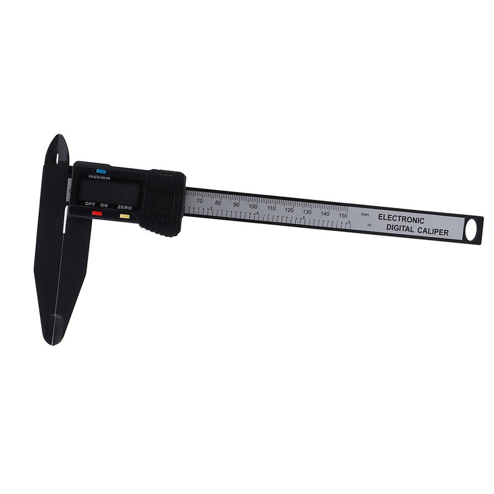 150mm Digital Electronic Caliper Carbon Ruler With Long Jaw Measuring Tool CT