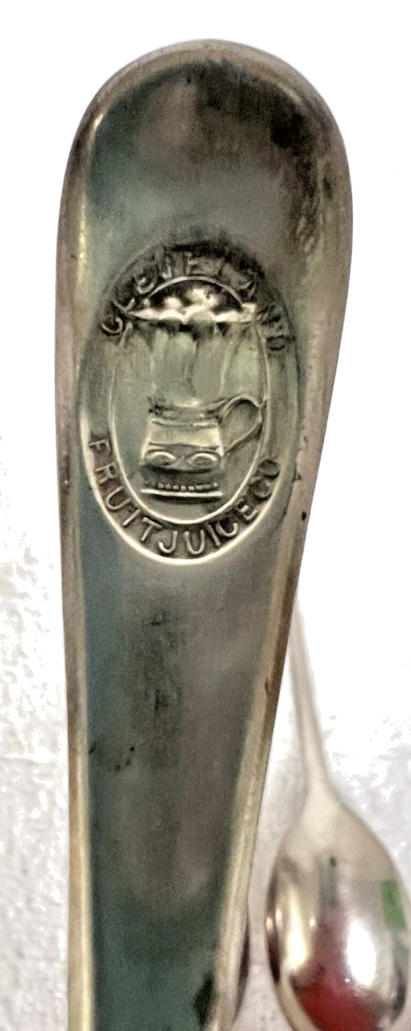 3 Cleveland Fruit Company Iced Tea Ice Cream Spoons 8 Inches Long Good Shape