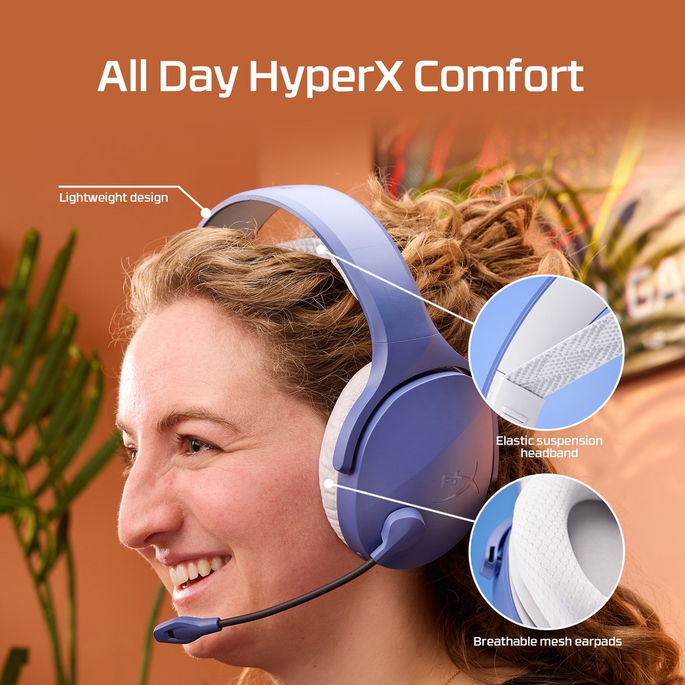 HyperX Cloud Jet - Wireless Gaming Headset (Light Blue)