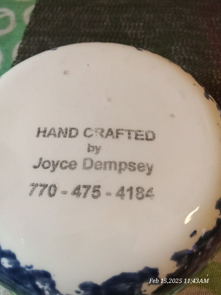 Joyce Dempsey Hand-Crafted Apple/Onion Baker Set