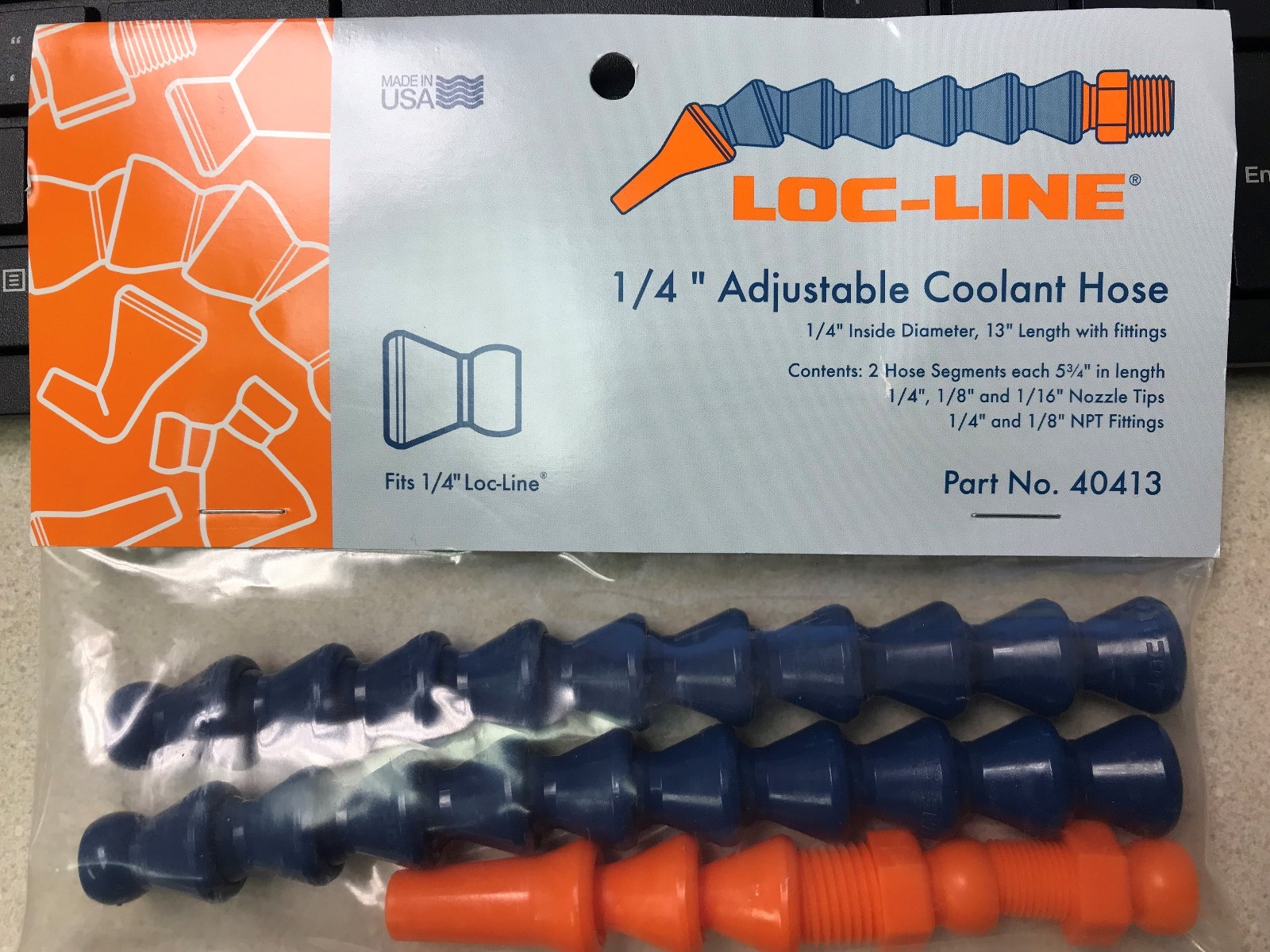 LOC LINE #40413 1/4" HOSE ASSEMBLY KIT hose and fittings - new in package