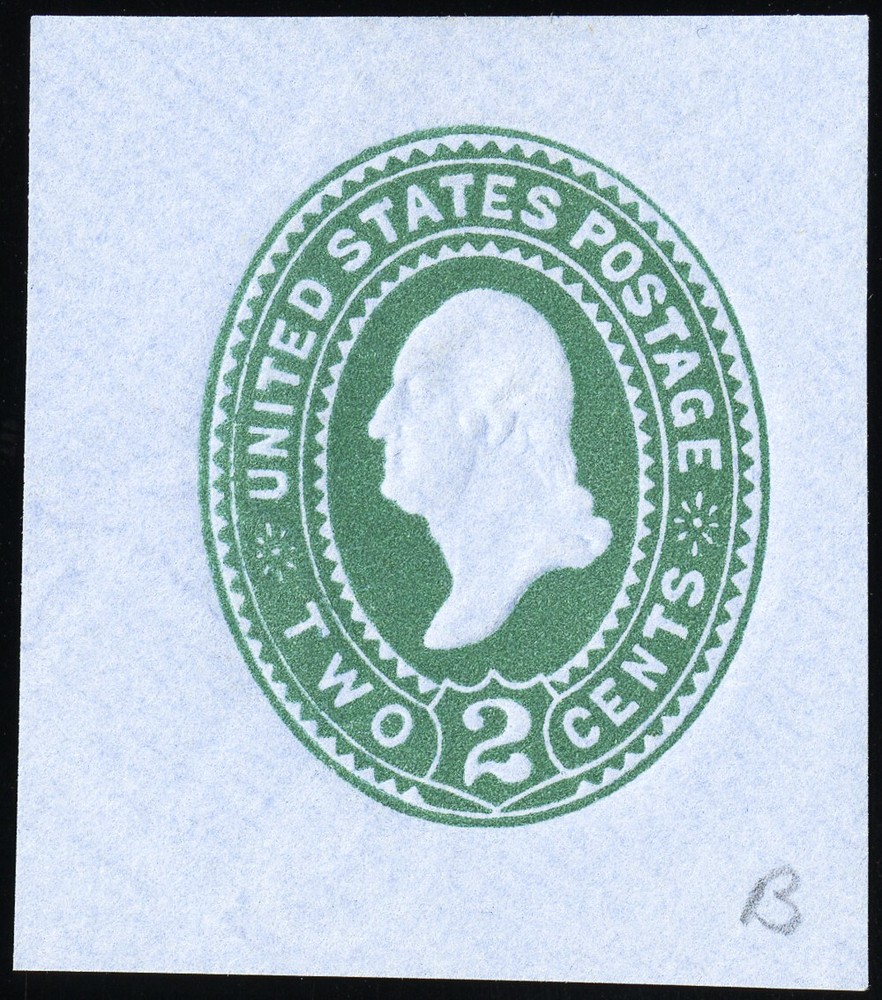 US Stamps # U321 Cut Square Mint XF