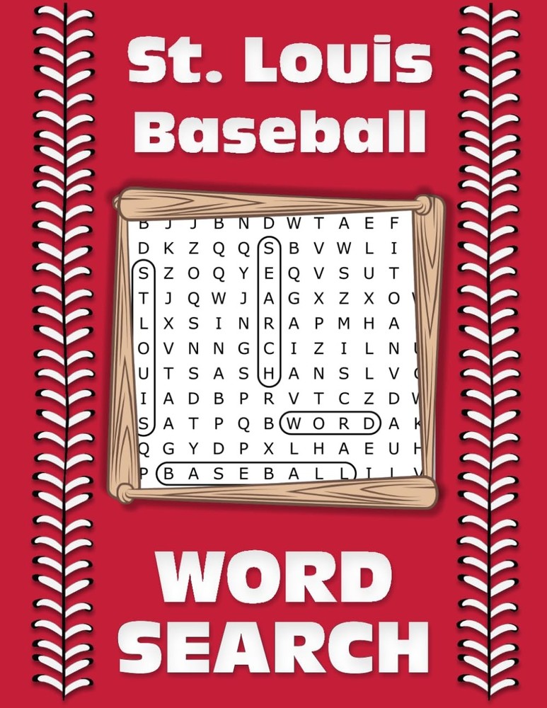 St. Louis Baseball Word Search Puzzle Book