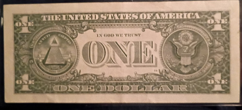 2021 One Dollar Bill INK WELL CONTAMINATION ERROR 2021