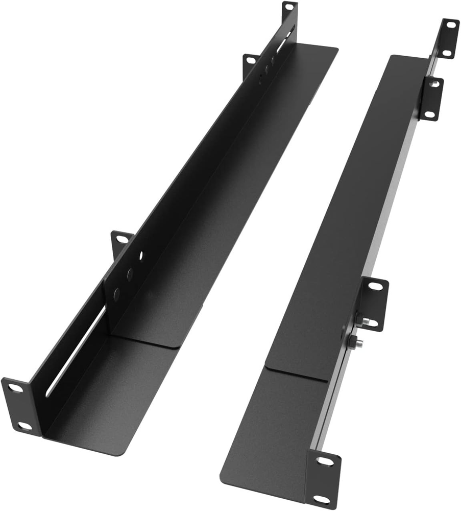 1U 19 Inch Server Rack Rails 15-24 Inch Adjustable Depth Universal 4 Post Rack M