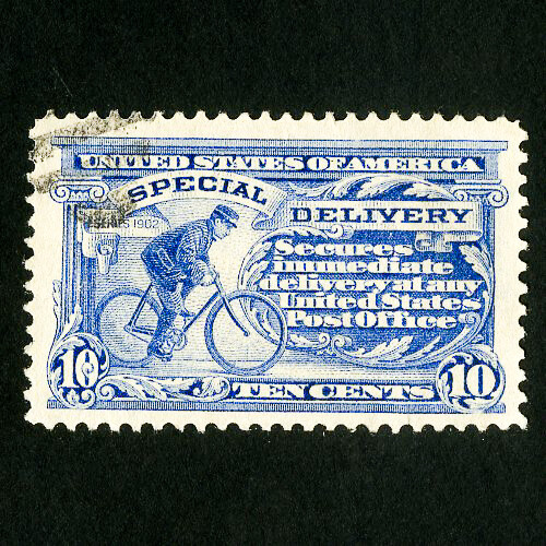 US Stamps # E8 Superb Gem light cancel