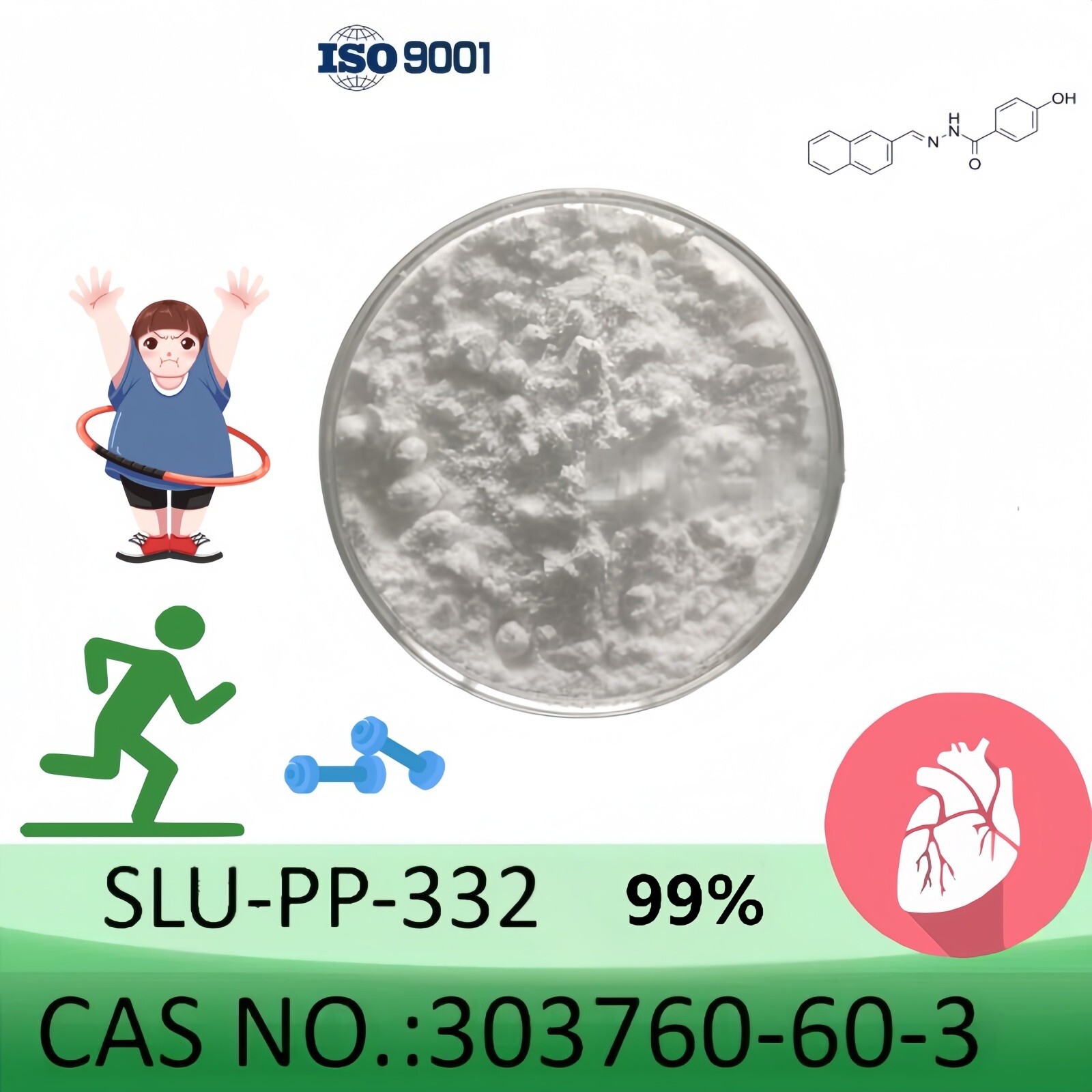 SLU,PP,332, Purity 99% Min, 5g/10g/25g