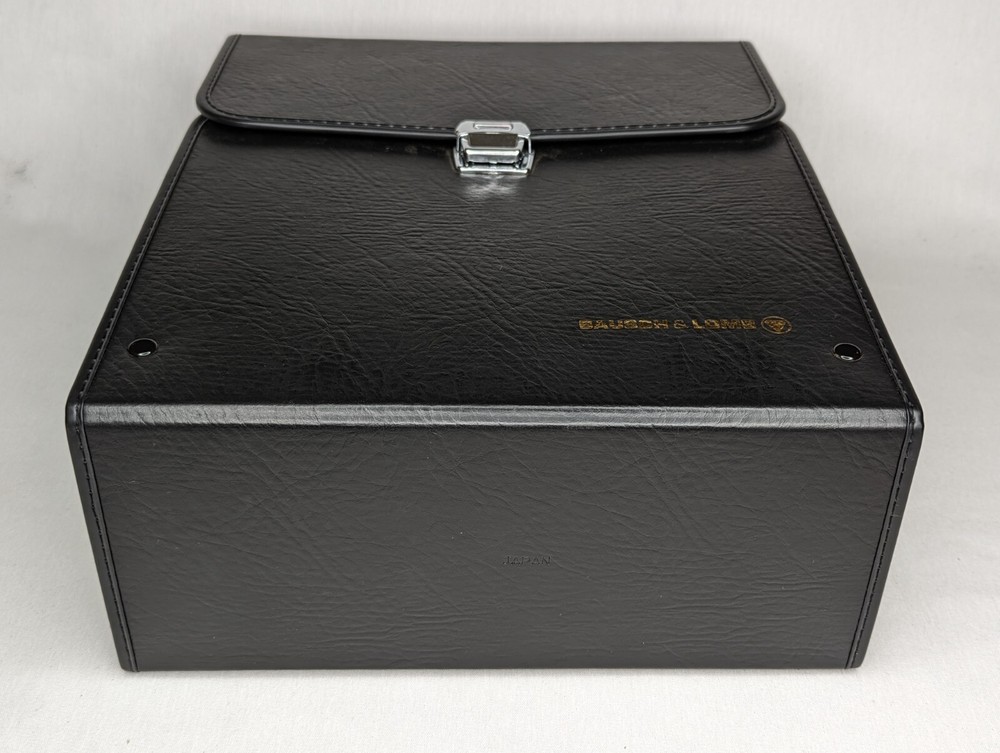 Bausch and Lomb Black Leather Case