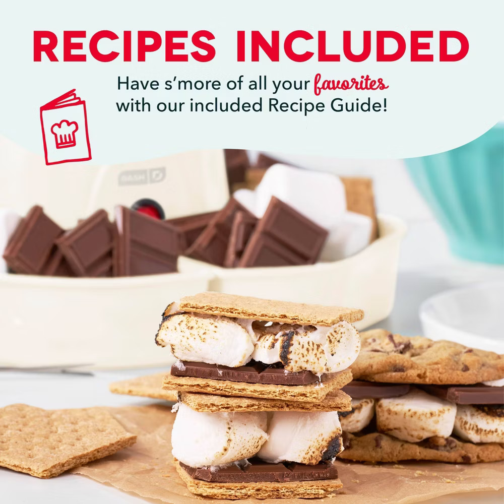 Electric Dash Smores Maker, White