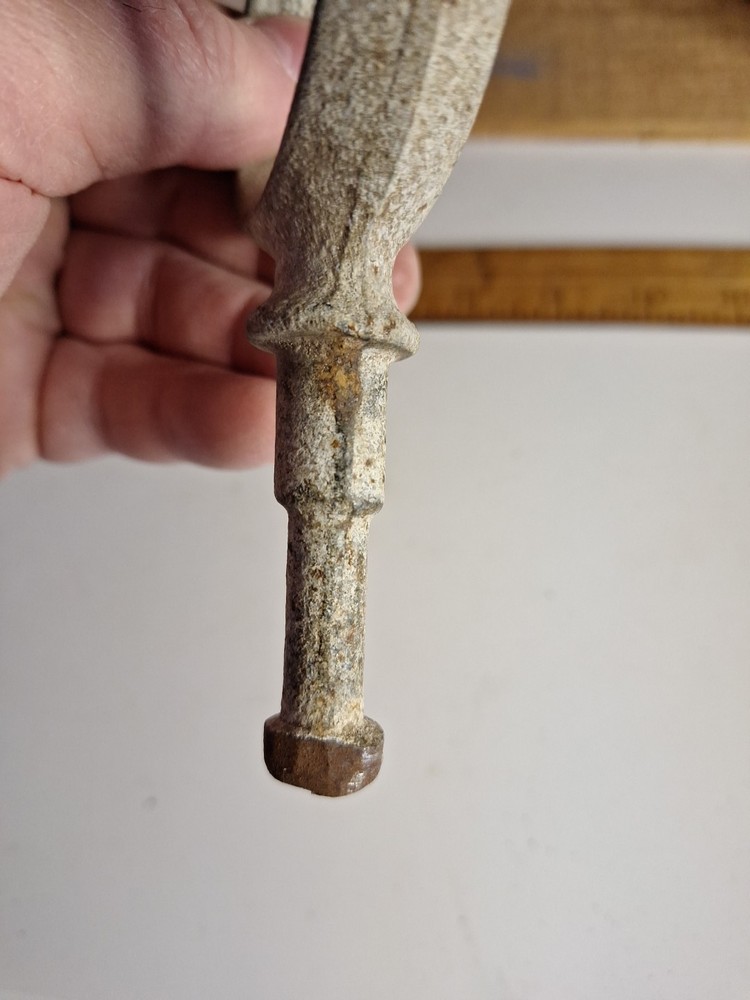 Antique boat oar lock rests