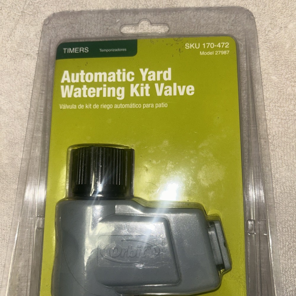 Orbit Automatic Yard Watering Kit Valve Timer NEW 170-472 Model 27987
