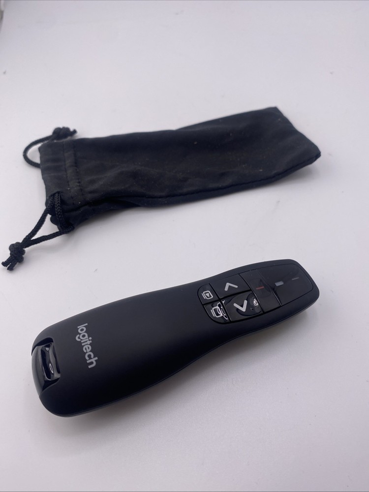 Logitech Wireless Presenter Laser Presentation Remote Clicker R400