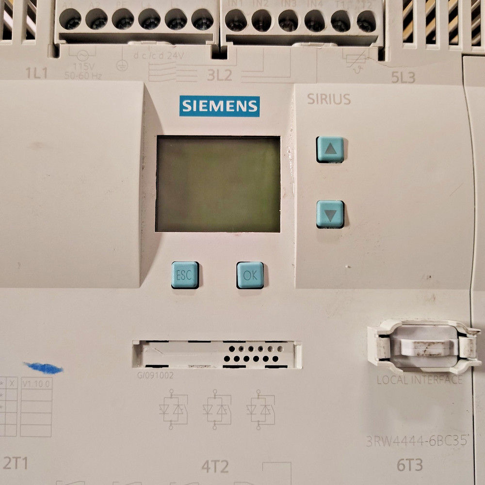 Siemens 3RW4444-6BC35 200 HP Soft Starter