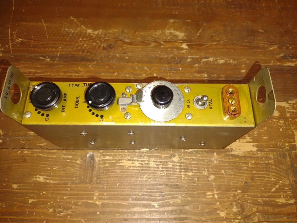 TU-51 PL-10 Radio Transmitter Tuning Unit Ham WWII Surplus Bakelite Knobs etc.