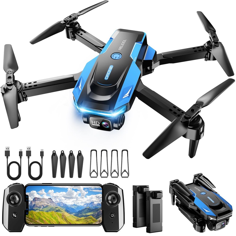 Drone with 1080P Camera - Foldable Remote Control Quadcopter with Gesture Con...