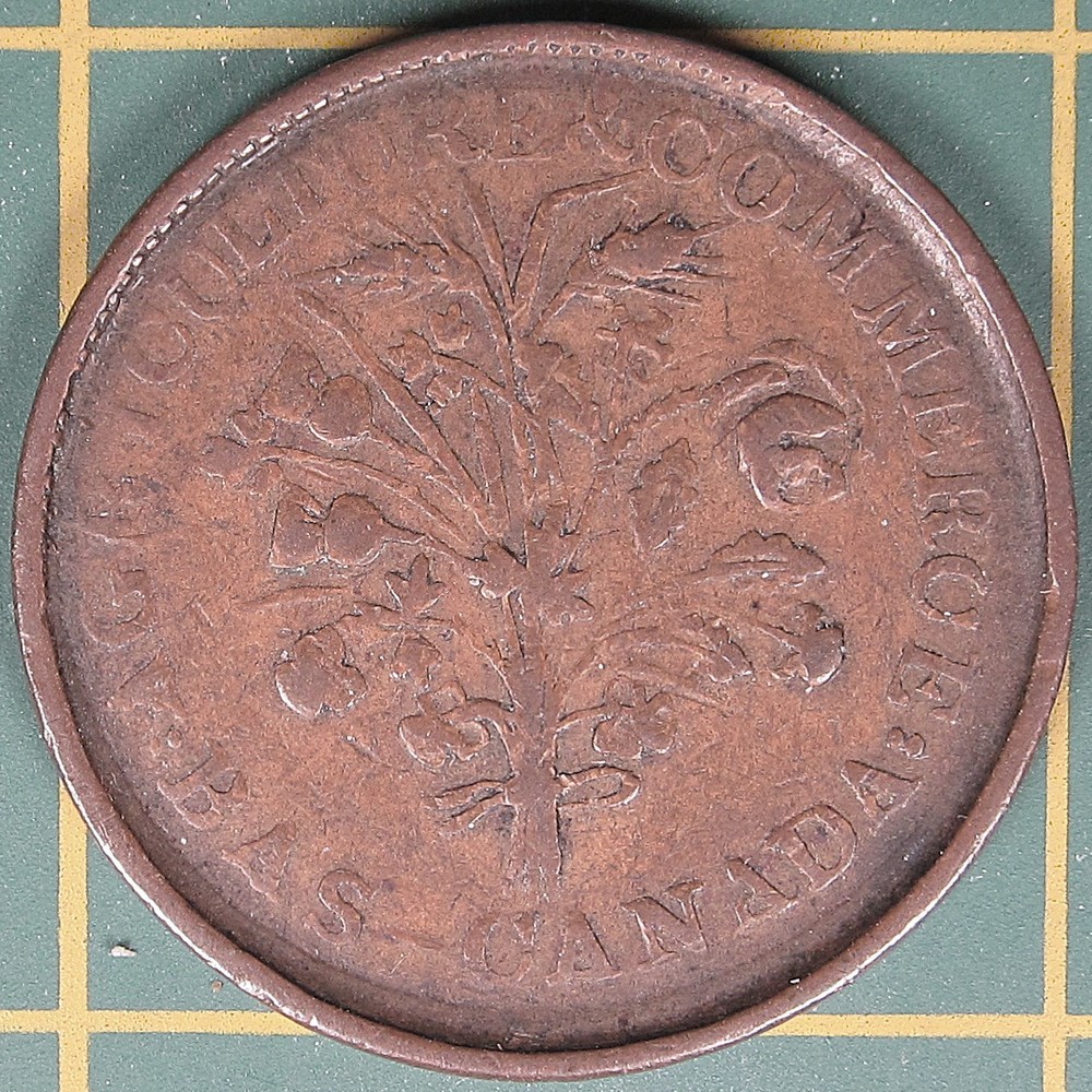 Lower Canada Un Sou token LC-31C