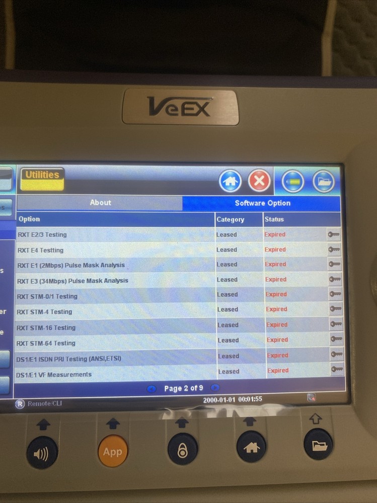 VeEX RXT RXT-3000 Combo Test Module