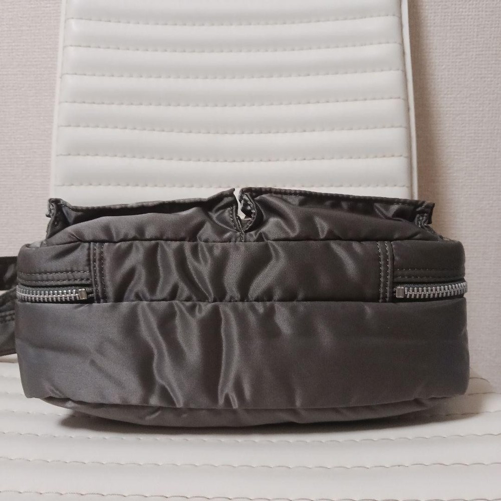 PORTER Tanker 2-Layer Shoulder Bag, Gray Porter Design