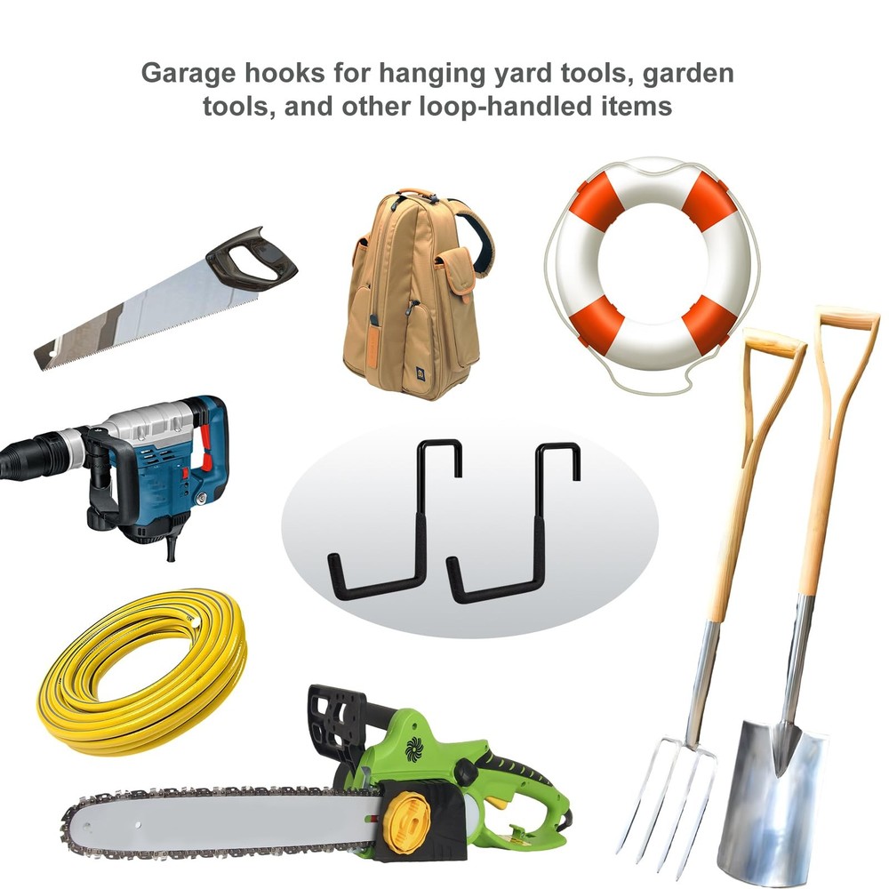 Heavy Duty Rafter Hooks Large S Hooks for Garage Storage 2 Pack