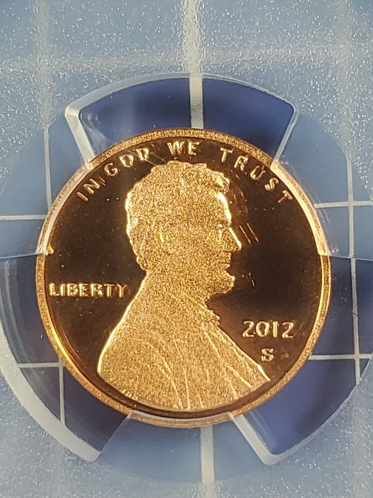 2012-S PCGS 1C Lincoln Shield Cent PR69RD Deep Cameo