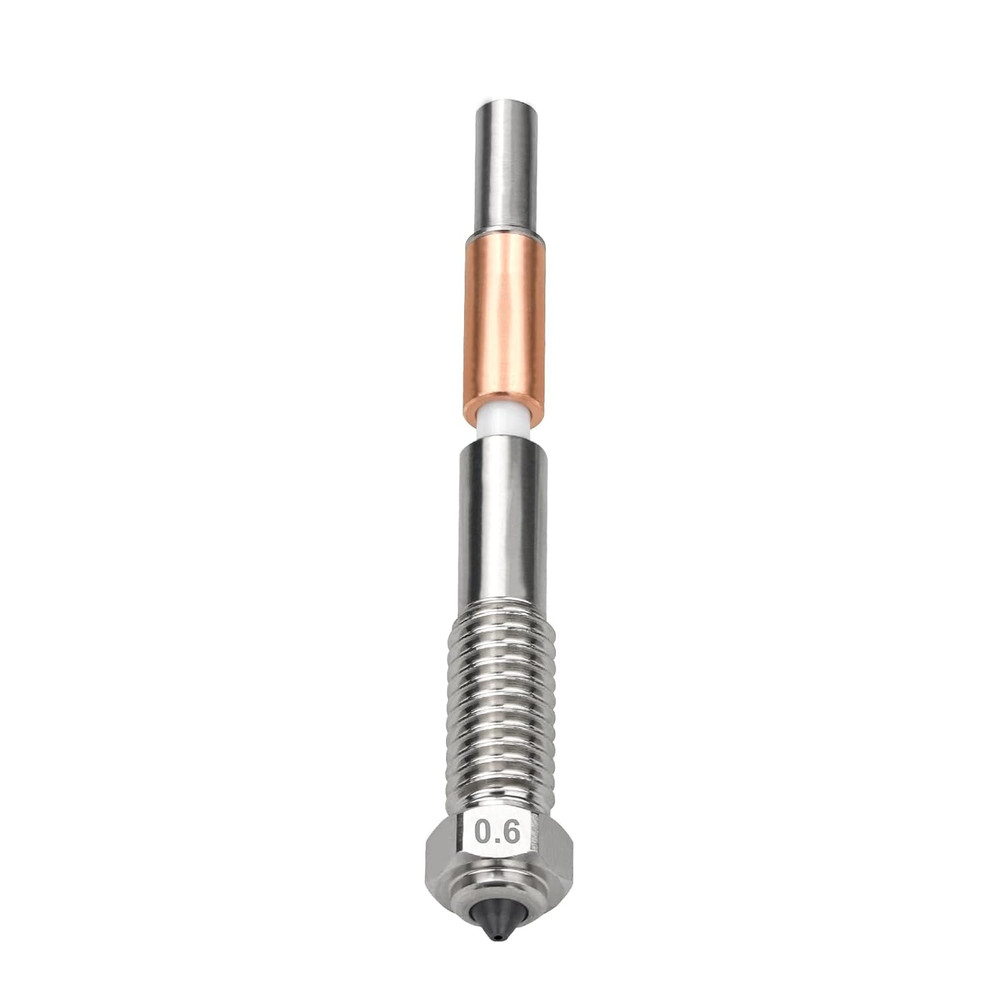 PLUS4 Bimetal Nozzle for QIDI Plus4 3D Printer, 0.6mm Hotend Replacement