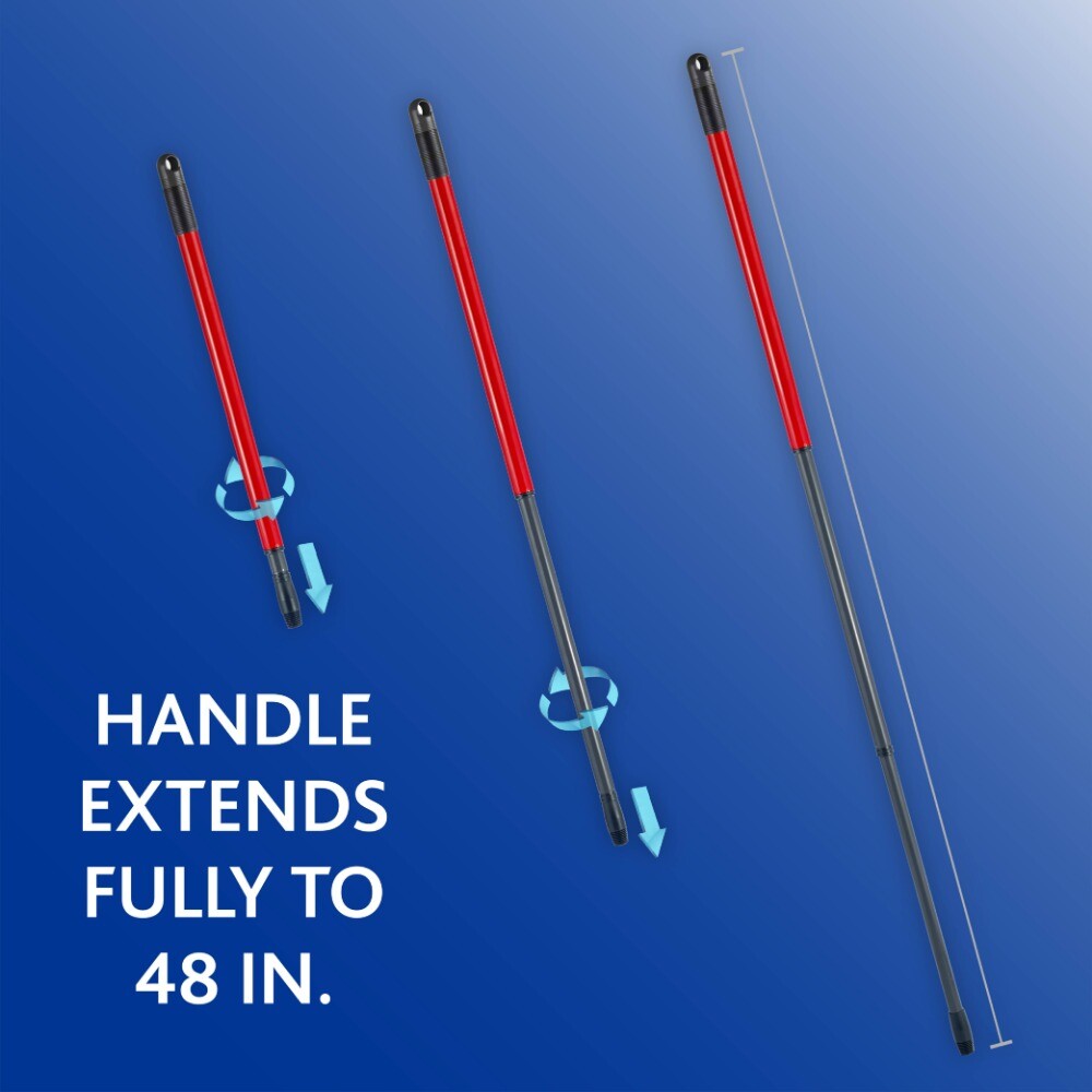 EasyWring™ Spin Mop & Bucket System + 3 Extra Mop Head Replacements