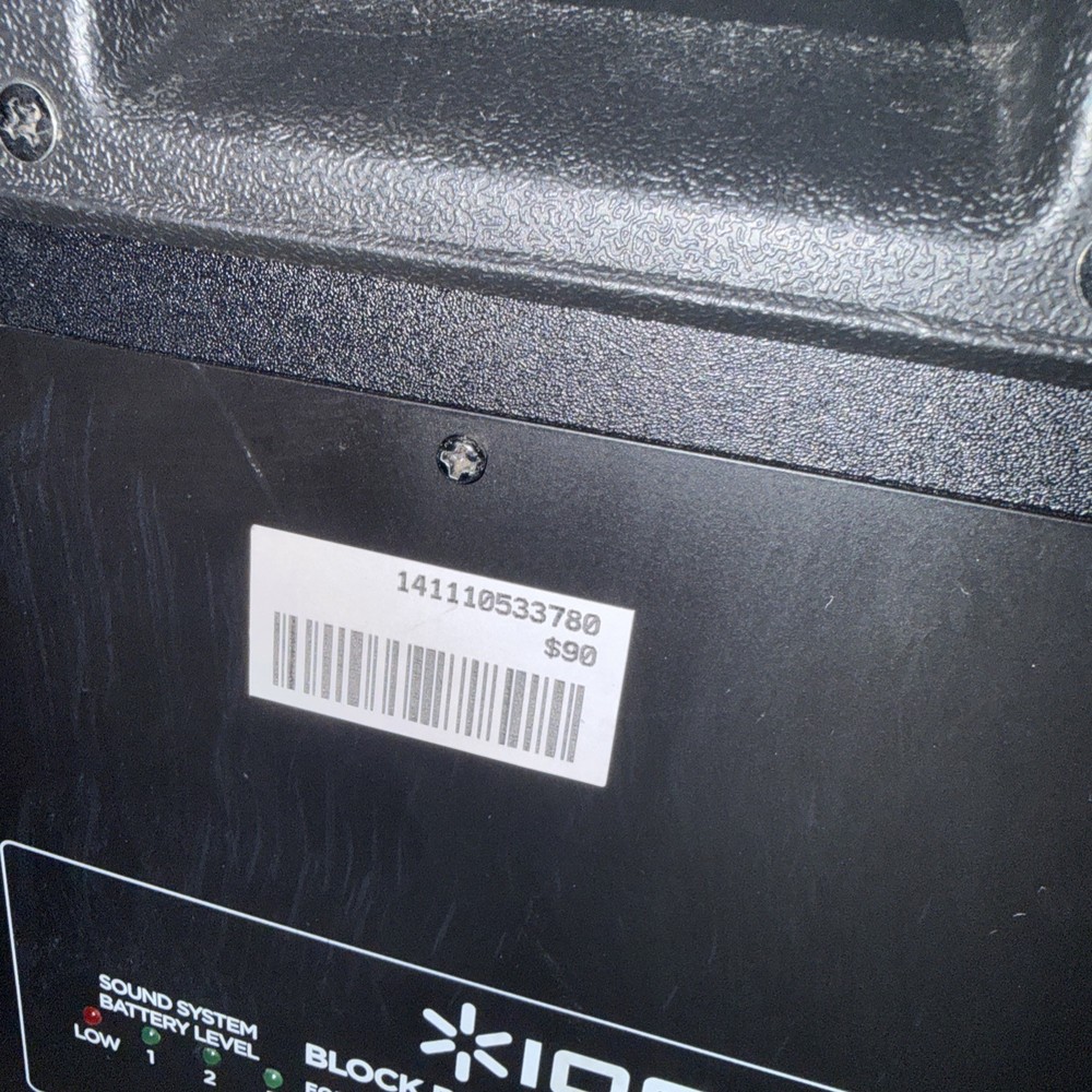 Ion Block Rocker Bluetooth Speaker Works Read Description