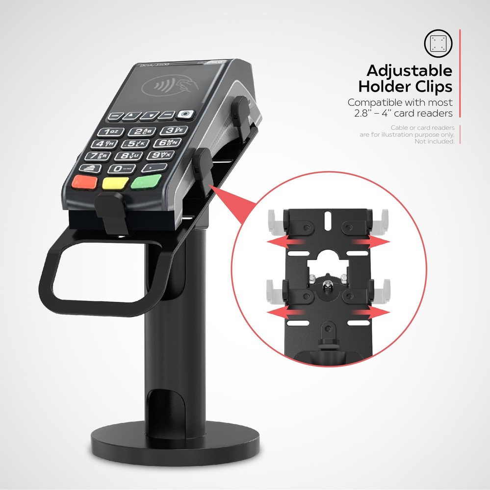 CTA Digital Universal Credit Card Reader Stand - Reader Terminal Stand for Verif
