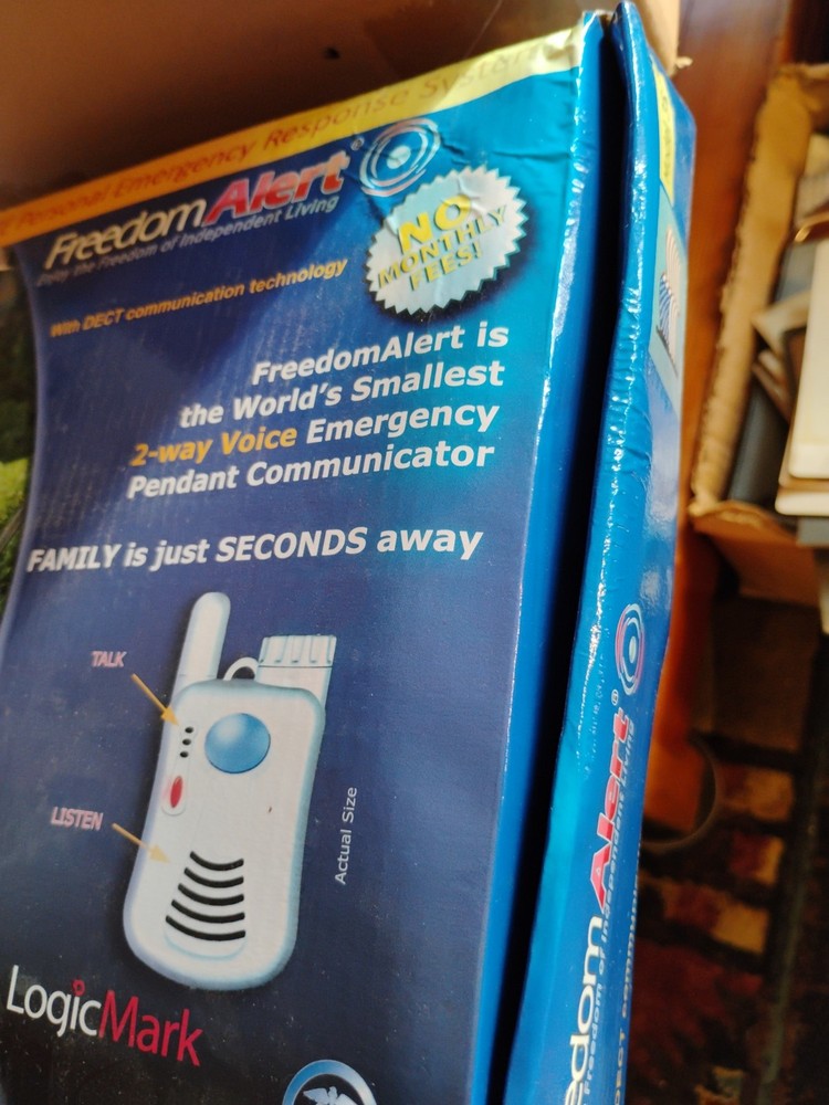 LogicMark Freedom Alert Fall w/ DECT Emergency Communicator ~ Model 35511 Unused