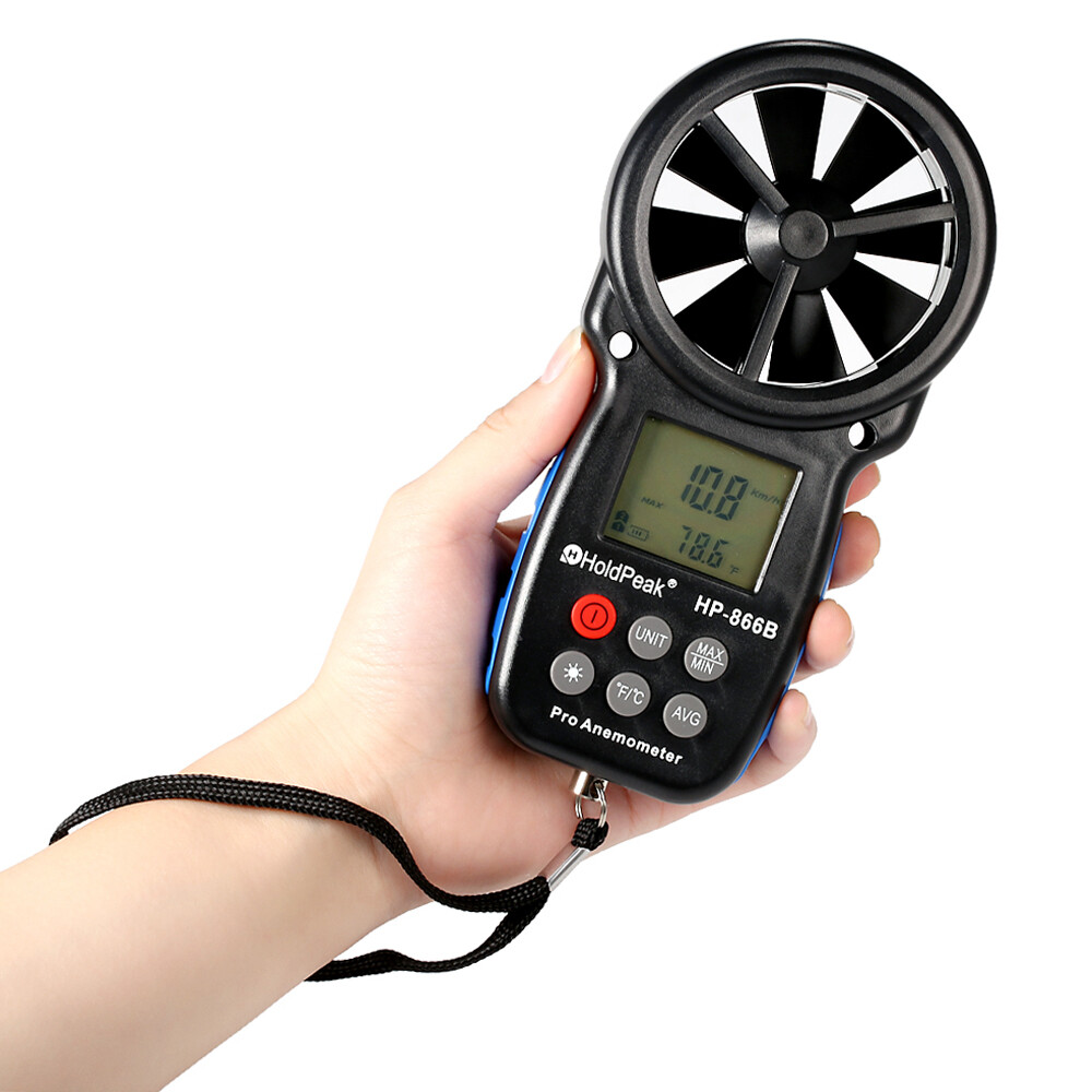 -866B Digital Anemometer Wind Velocity Measuring U8C9