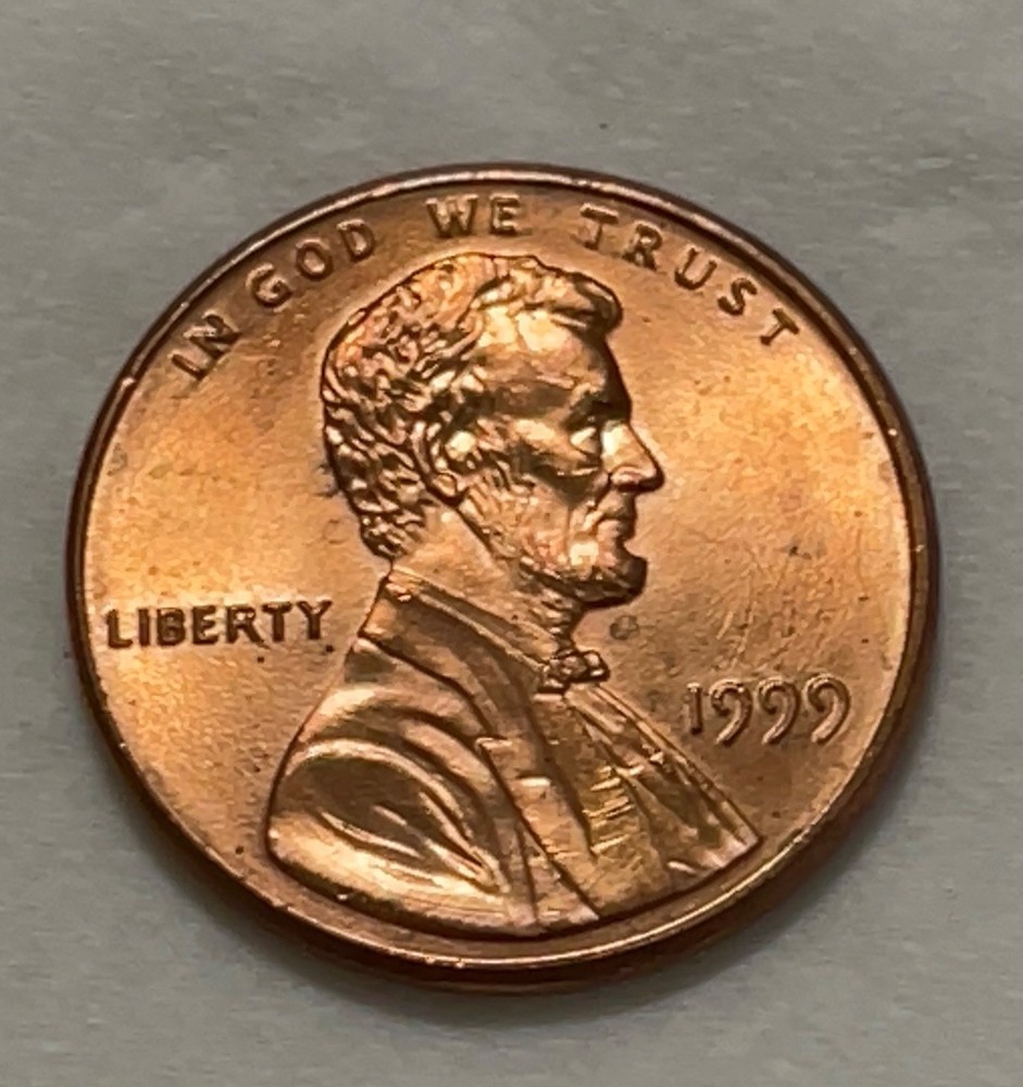 1999 no mint mark penny!