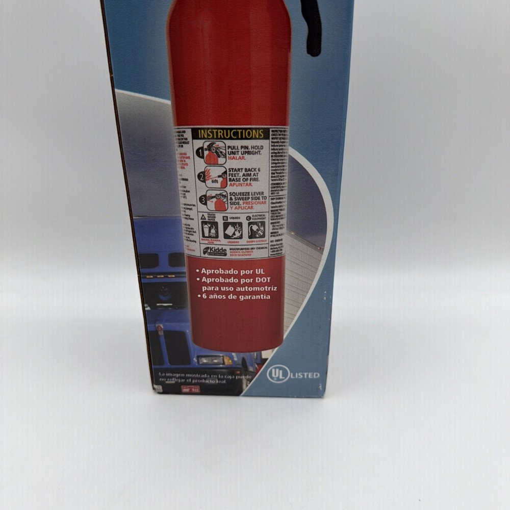 Kidde Class A/B/C Single Use Fire Extinguisher Model# 440162MTL