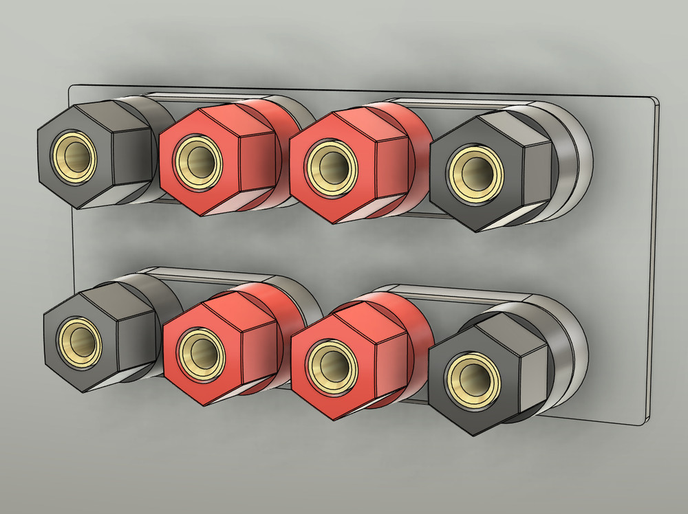 Realistic STA-2000 speaker terminal upgrade kit