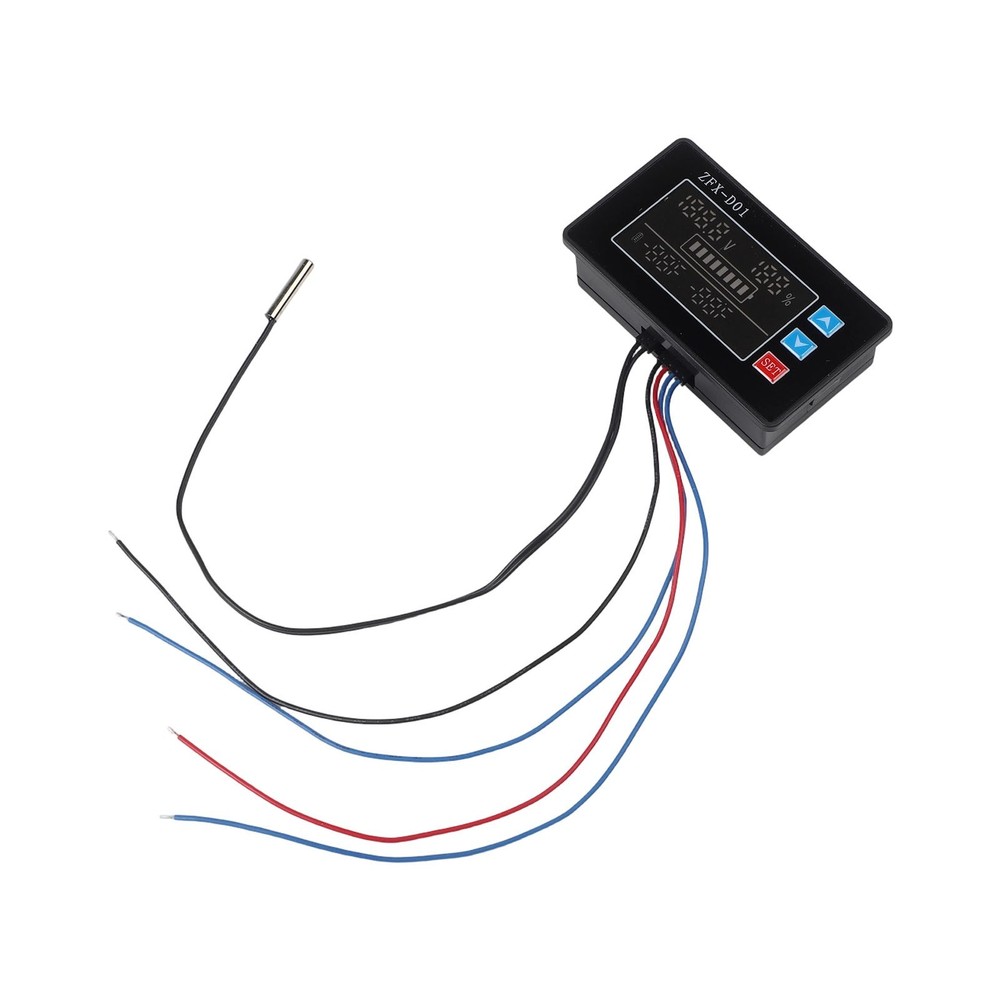 Digital Temperature Control Voltage Electricity Meter DC9V to 100V Range