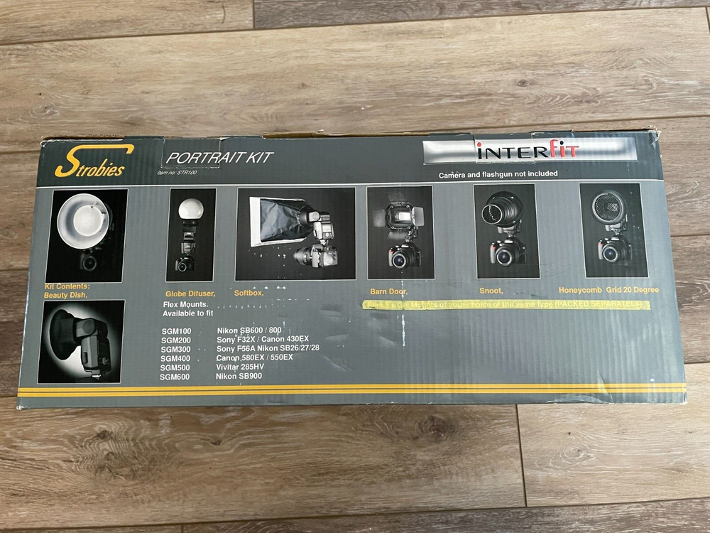 Strobies Interfit Studio Portrait Kit Photography STR100