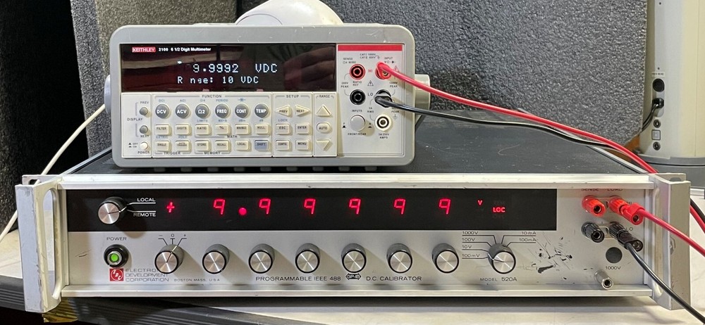 Electronic Development Corporation EDC 520A Programmable DC Calibrator w/GPIB