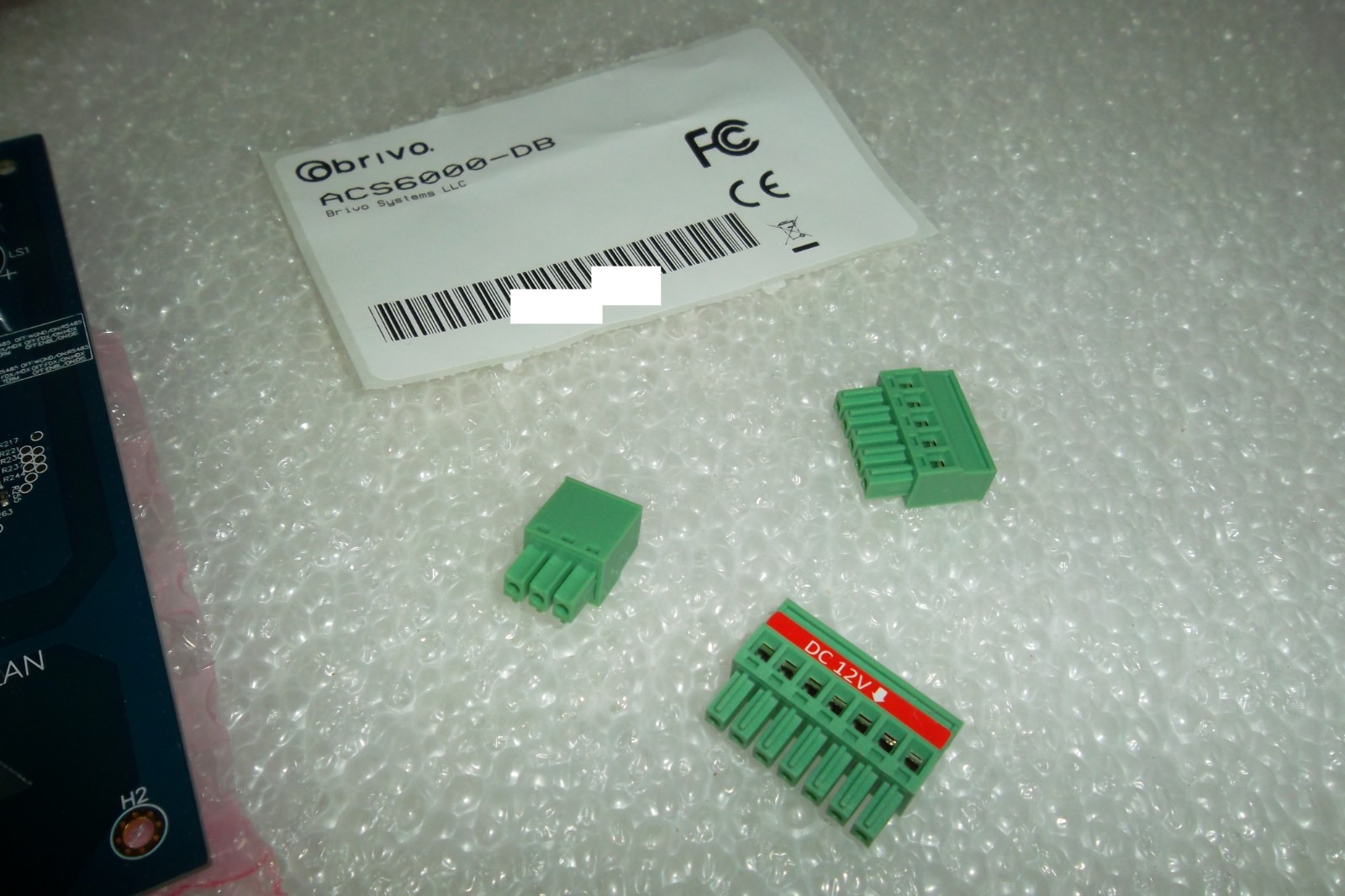 Brivo Systems ACS6000-MBE Door Access Main Control Board ACS6000-DB / ACS6000-E