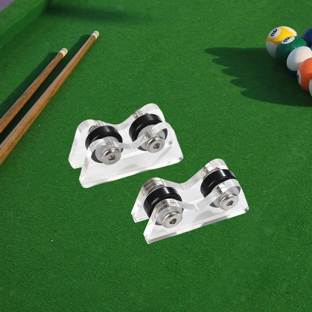 2Pcs Pool Cue Straightness Checkers Sturdy Essential Durability Maintenance