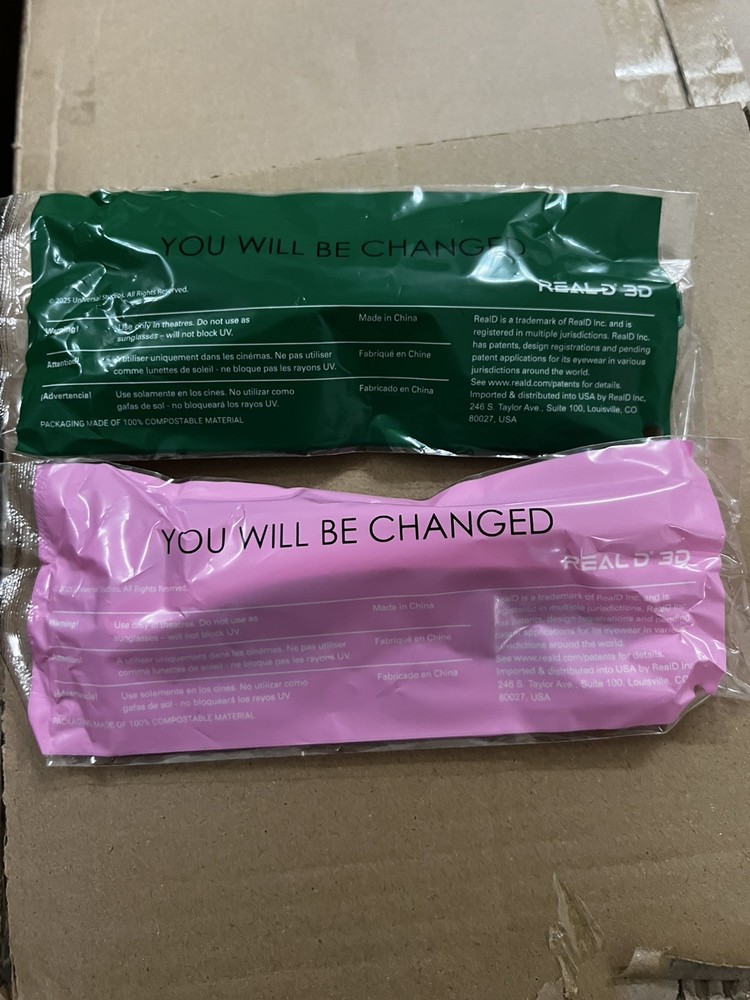 Wicked For Good 3D Glasses