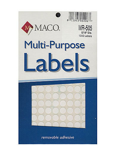 Maco Multi-Purpose Handwrite Labels - [PACK OF 6]