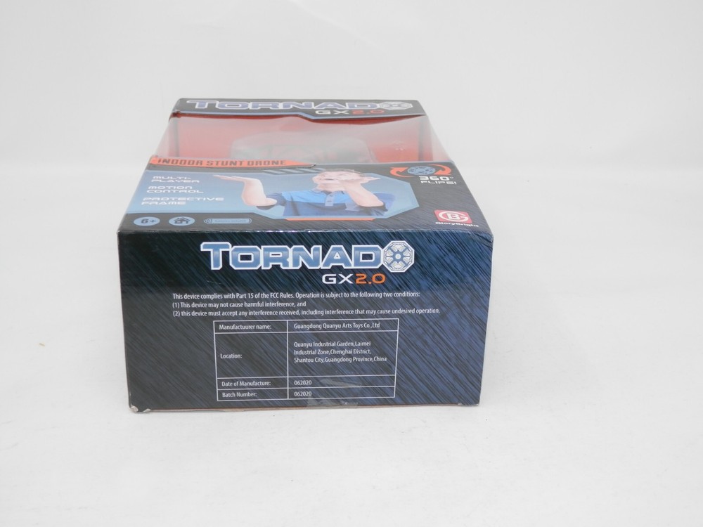 Tornado GX 2.0 Indoor Stunt Drone Motion Controlled 360° Flips Object Avoidance