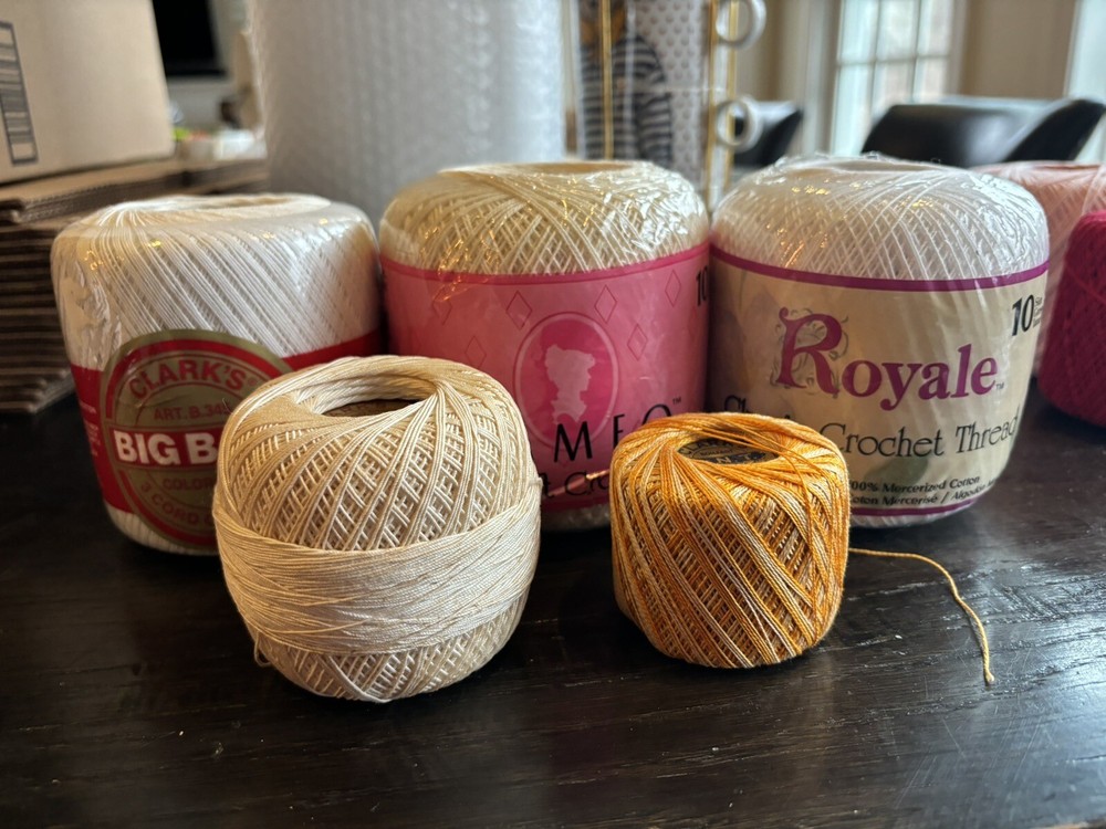 Crochet Thread Lot