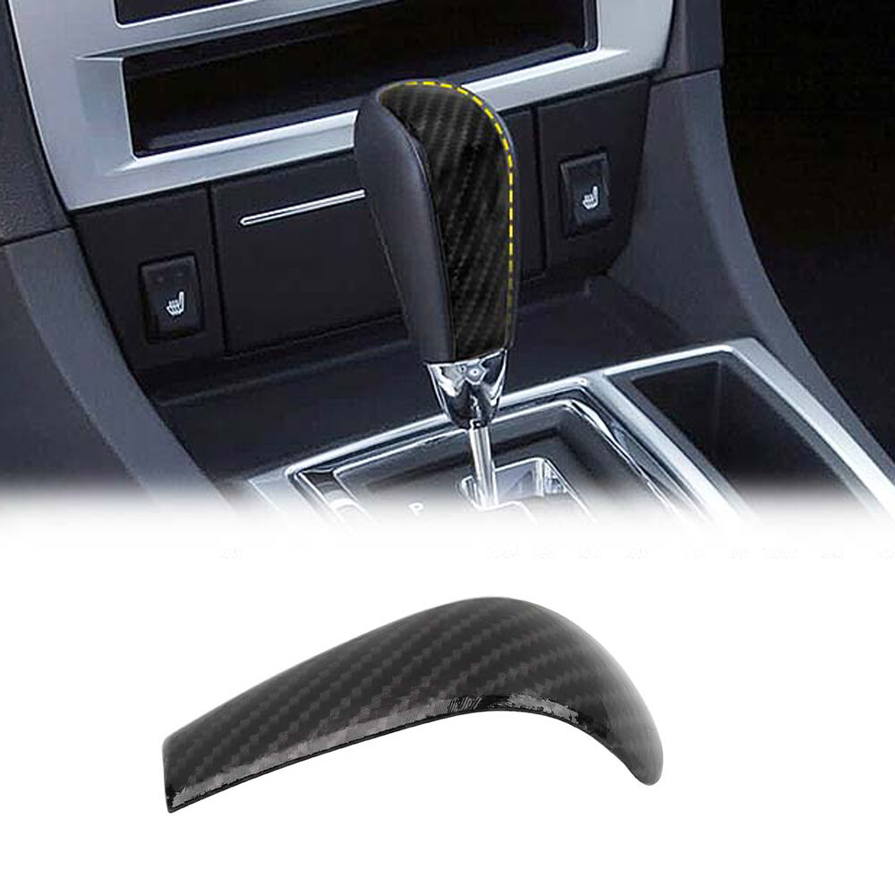 Carbon Fiber Gear Shift Knob Cover Trim for Dodge Charger Chrysler 300C 2004-10