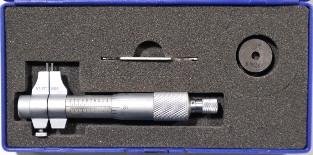 .2 - 1.2" INSIDE MICROMETER, 0.001" GRADUATION *SHELF*