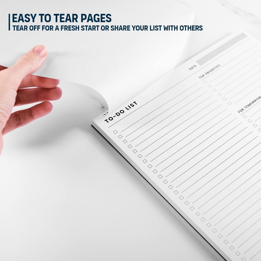 To Do List Notepad: With Multiple Functional Sections - Large Size 8.5x11" 52...