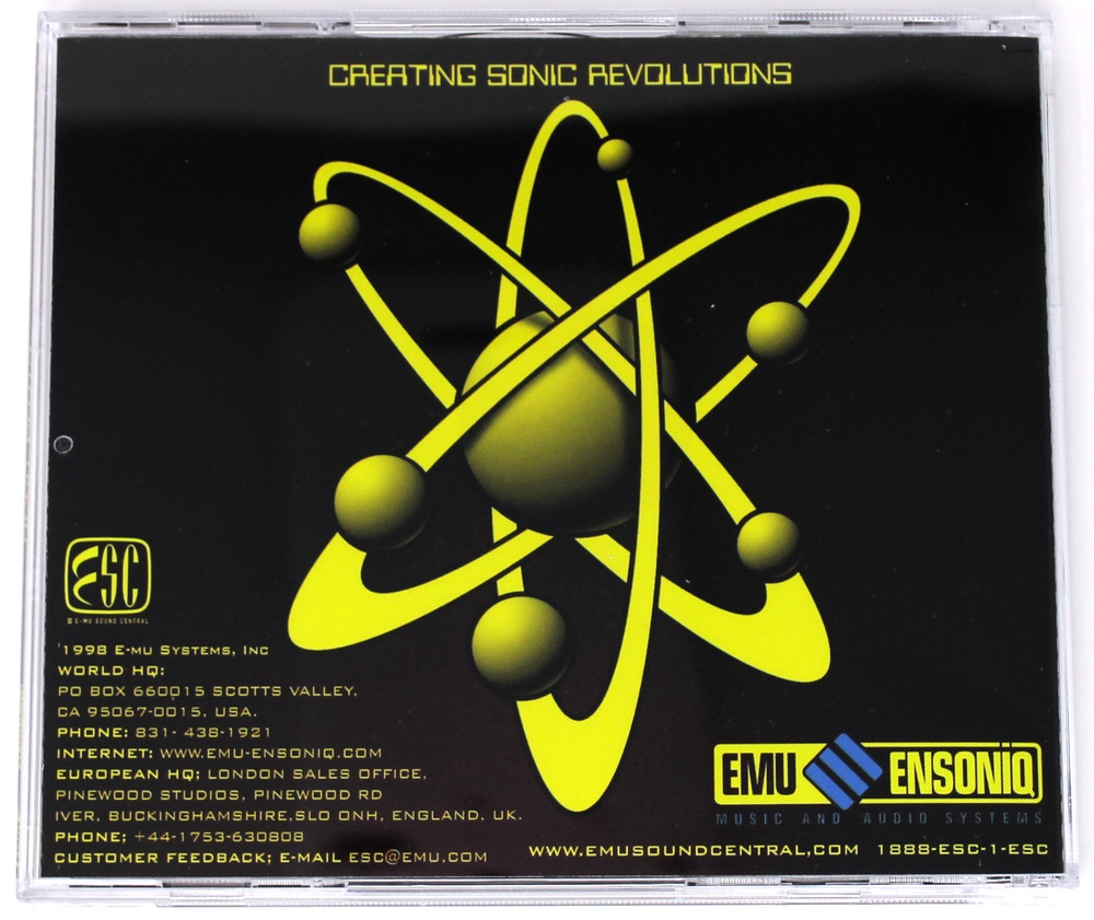E-MU Systems Sound Central Orbit Beats Sample/Sound Library/Sampling Double CD